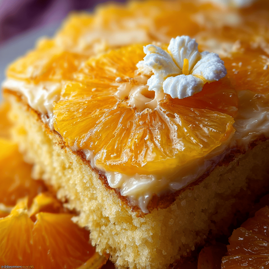Pineapple-Orange Sunshine Cake