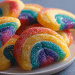 Rainbow Jello Sugar Cookies