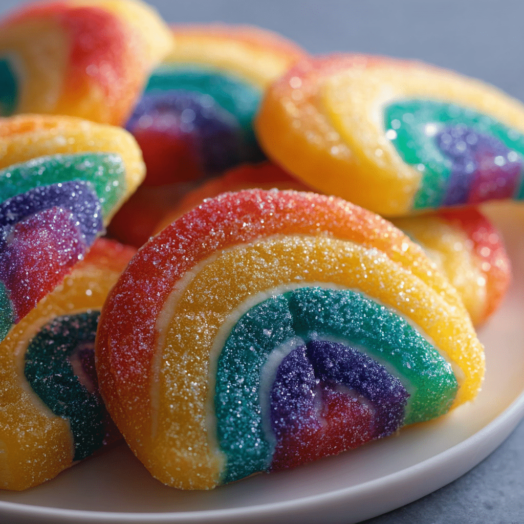 Rainbow Jello Sugar Cookies