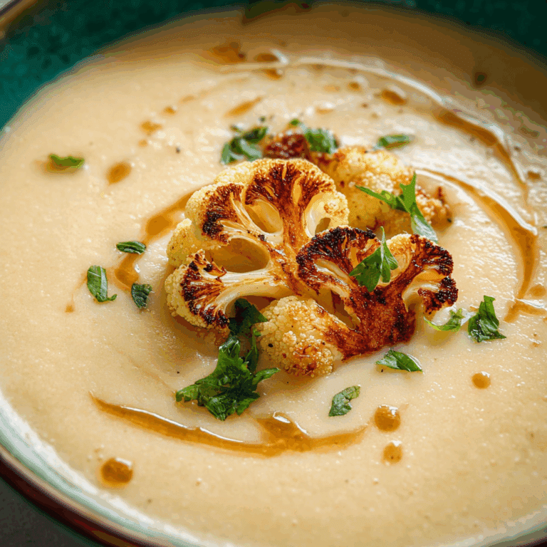 Roasted Cauliflower Soup