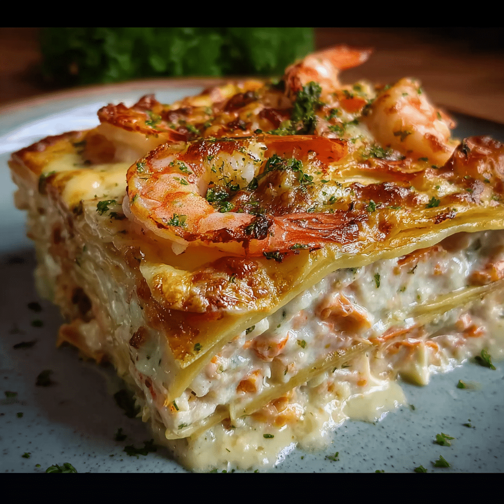 Shrimp Crab Lasagna