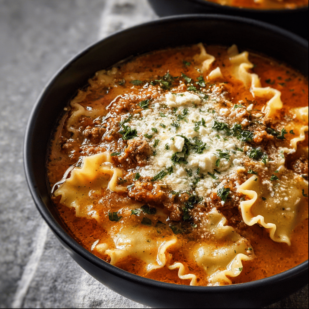 Slow Cooker Lasagna Soup