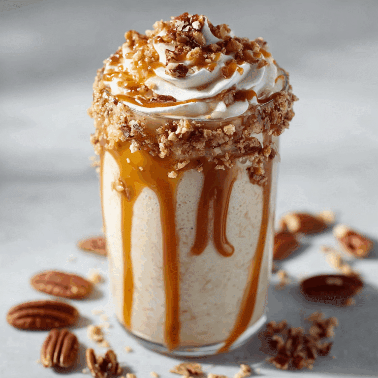 Southern Caramel Pecan Pie Milkshake