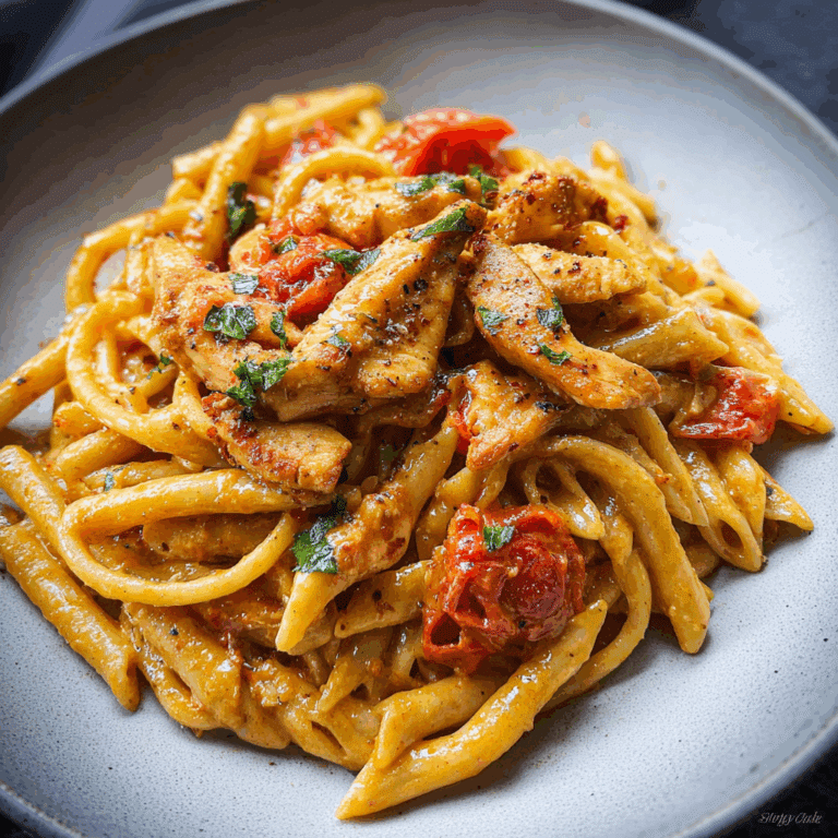 Sweet and Spicy Cajun Chicken Pasta