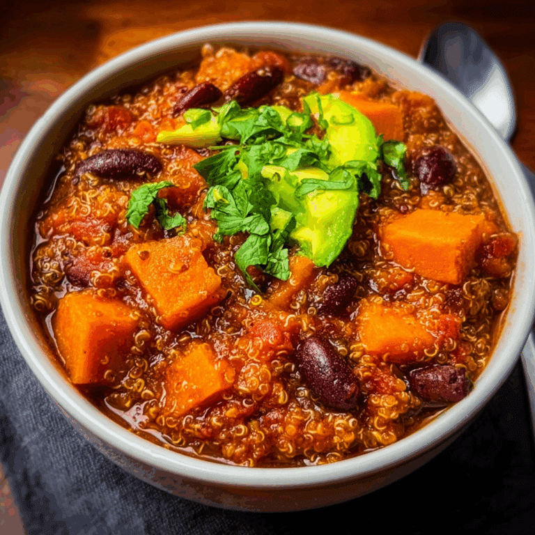 Sweet Potato Quinoa Chili