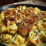 Velveeta Chicken Tortellini with Mozzarella Garlic Sauce