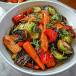 Balsamic Roasted Vegetables with Maple Glaze