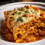 Crockpot Lasagna with Italian Sausage
