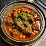 Instant Pot Lamb Stew with Chickpeas and Spices