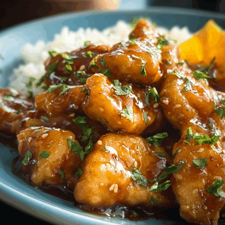 Orange Chicken with Tangy Sweet Sauce