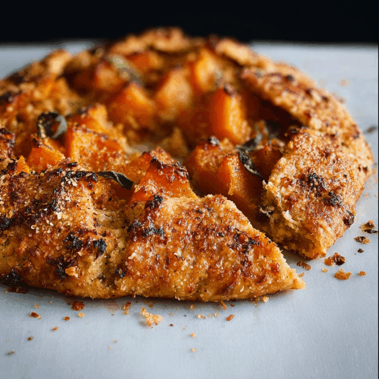 Parmesan Crusted Butternut Squash Galette