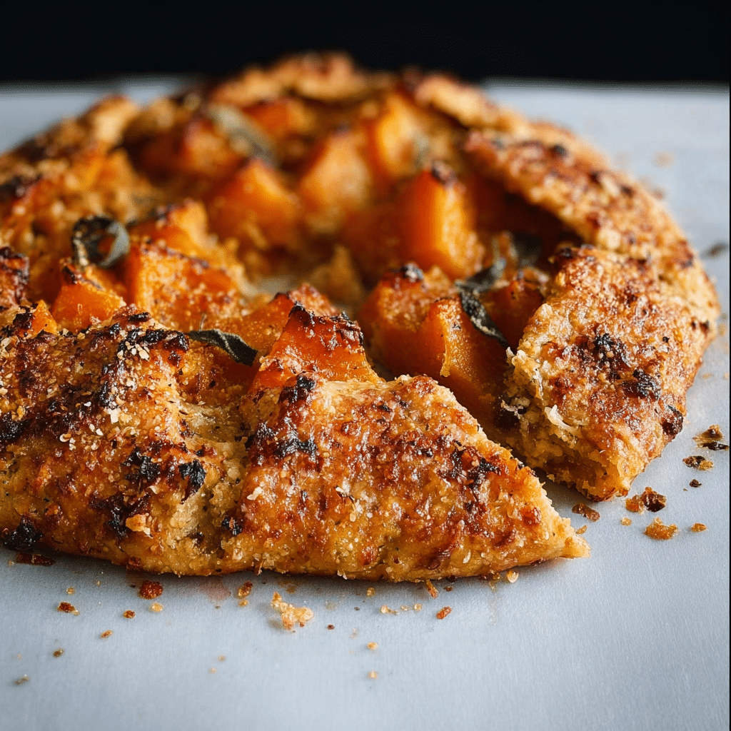 Parmesan Crusted Butternut Squash Galette