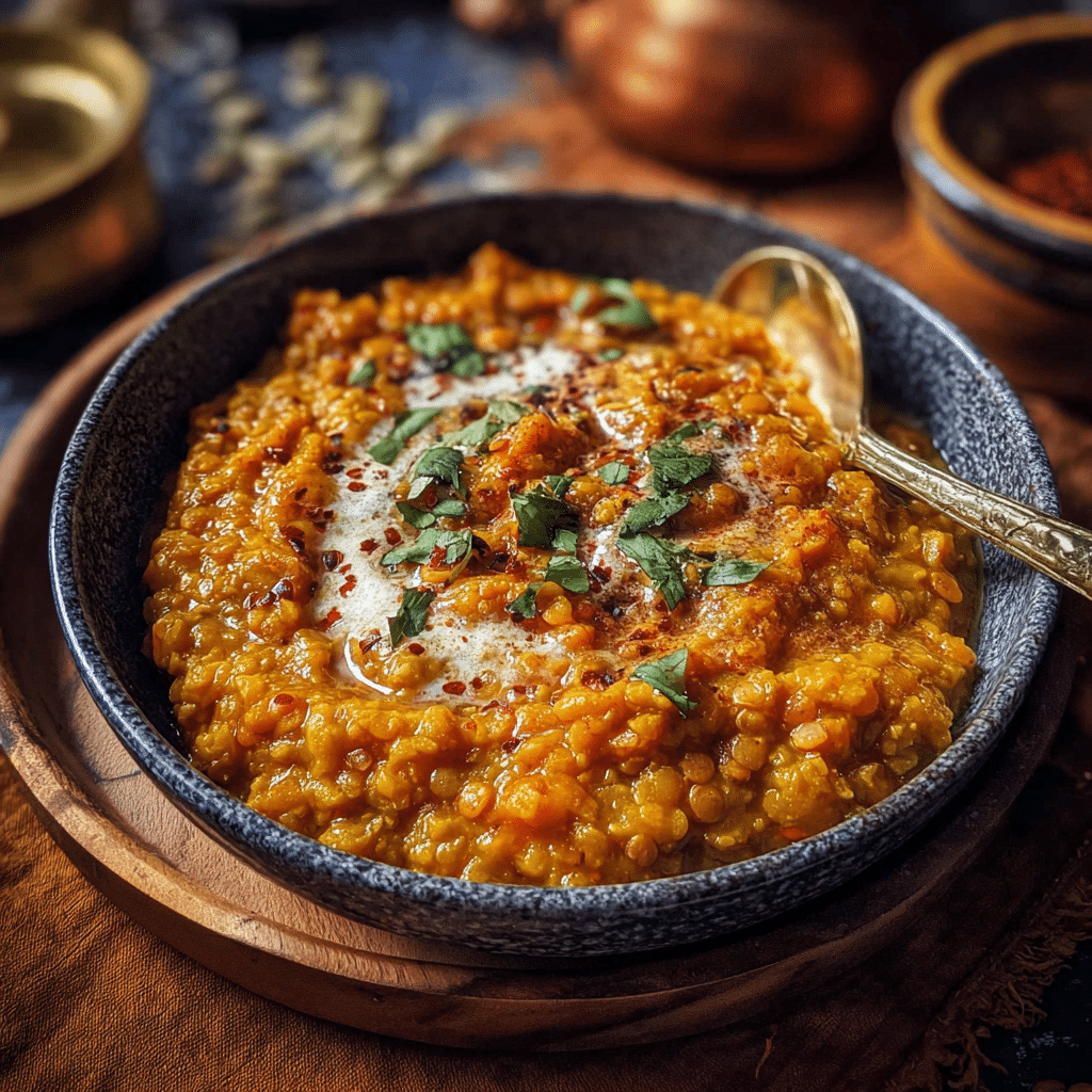 Pumpkin Lentil Dhal