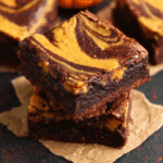 Pumpkin Swirl Brownies