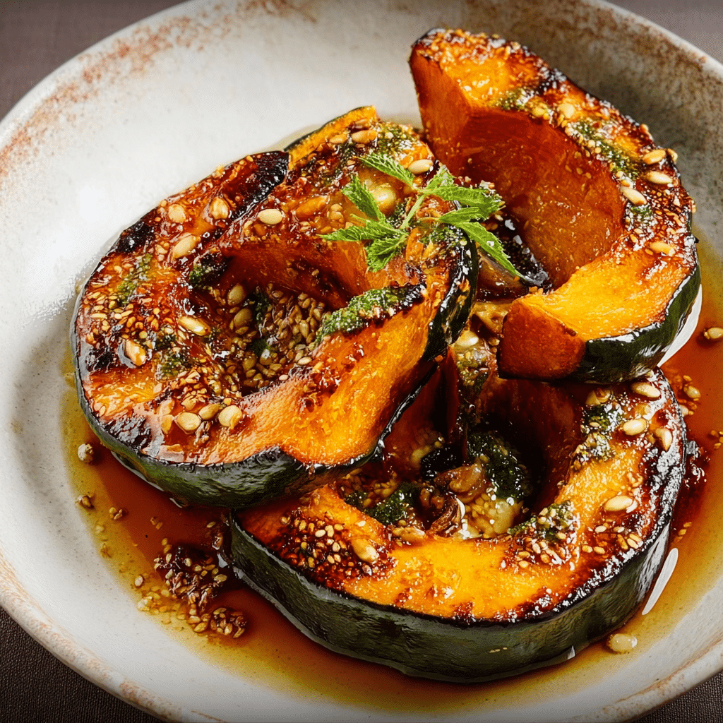 Roasted Kabocha Squash with Miso Glaze