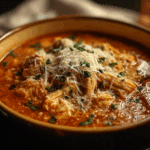 Slow Cooker Chicken Parmesan Soup