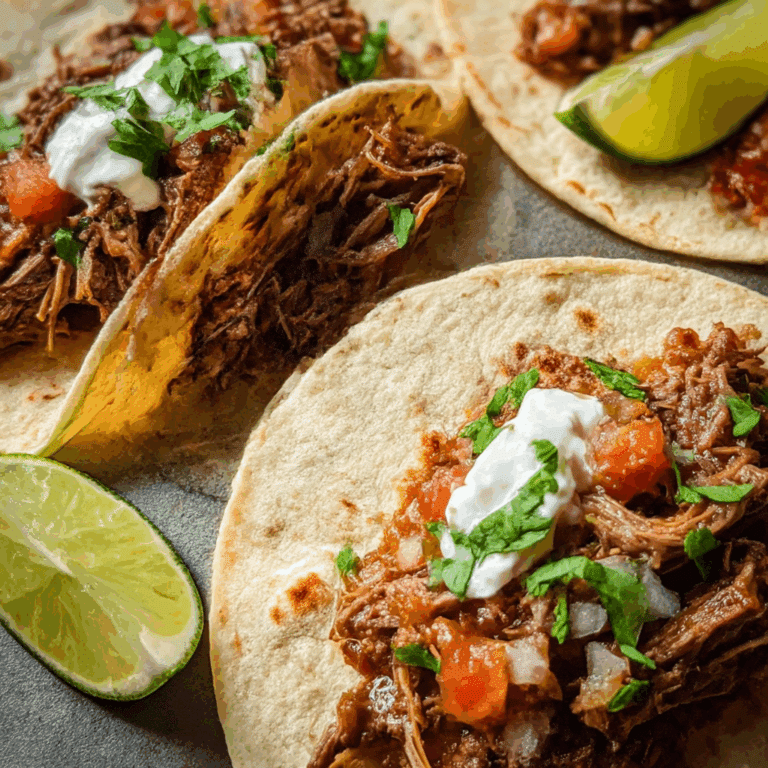 Slow Cooker Mexican Beef for Tacos and Burritos