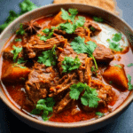 Slow Cooker Pulled Lamb Indian Style