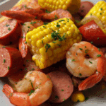 Slow Cooker Shrimp Boil with Sausage and Corn