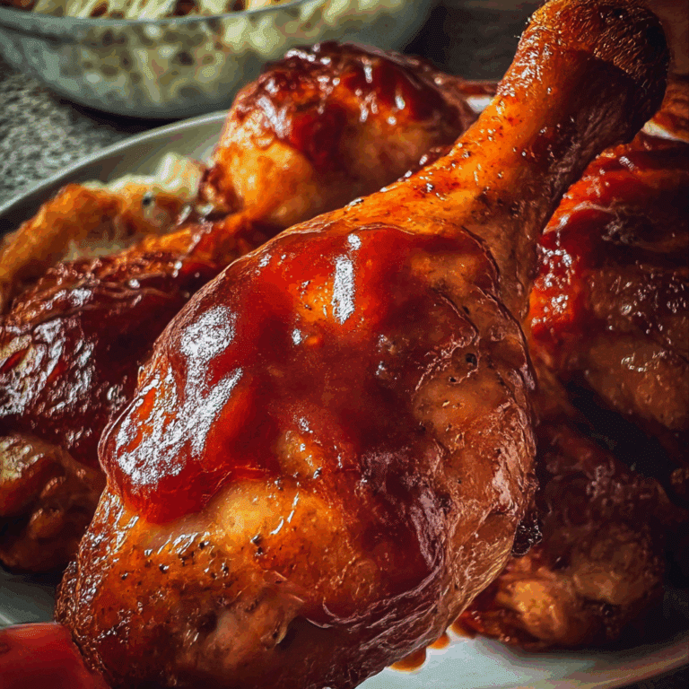 Slow Cooker Turkey Legs with BBQ Sauce