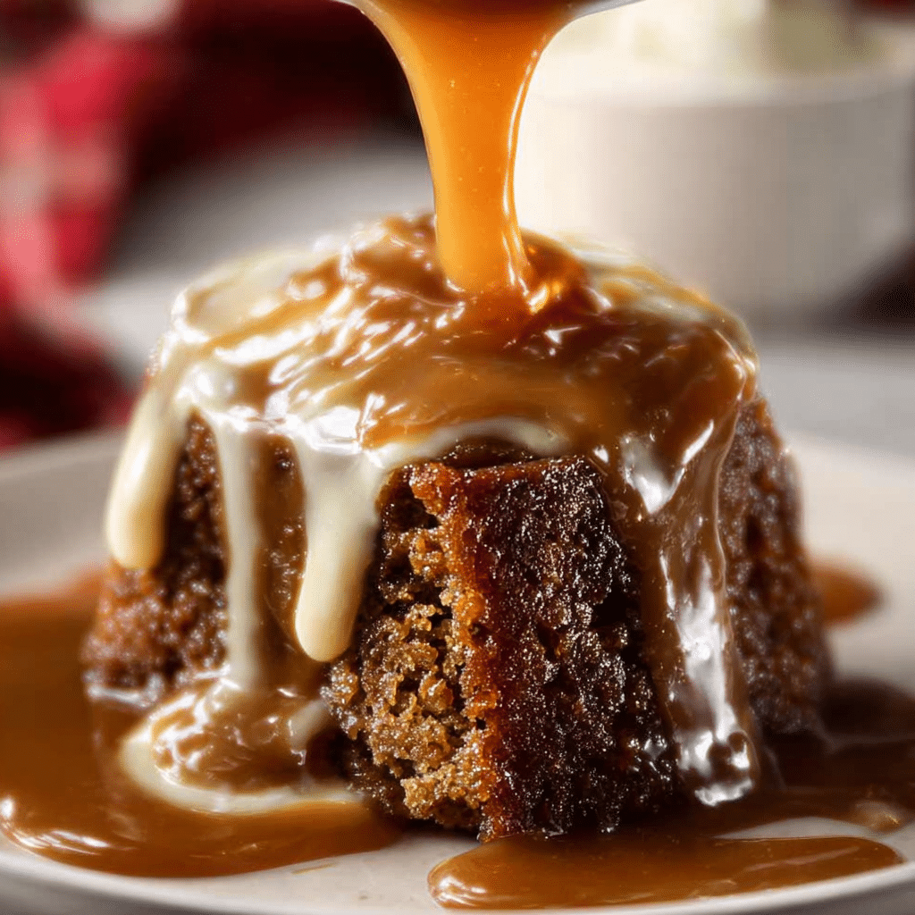 Sticky Toffee Pudding with Toffee Sauce