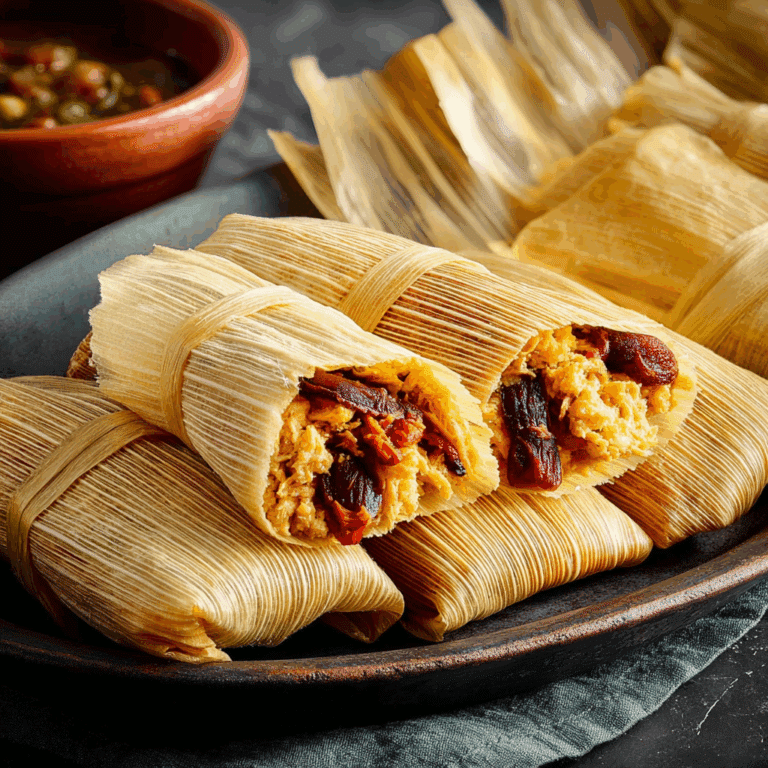 Thanksgiving Tamales with Leftover Turkey
