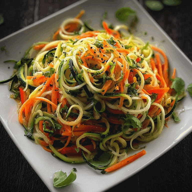 Veggie Noodles with Zucchini, Carrot, and More