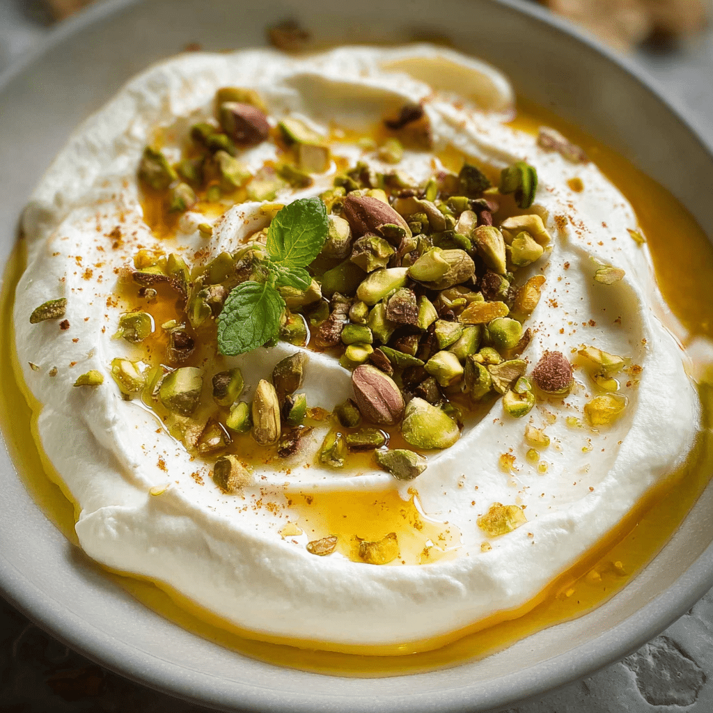 Whipped Ricotta with Honey and Pistachios